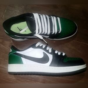 Nike Green, Black, and White Sneakers